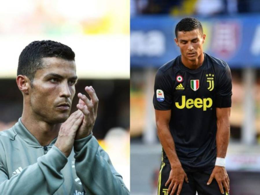 Así fue el debut de Cristiano Ronaldo en el duelo Juventus-Chievo