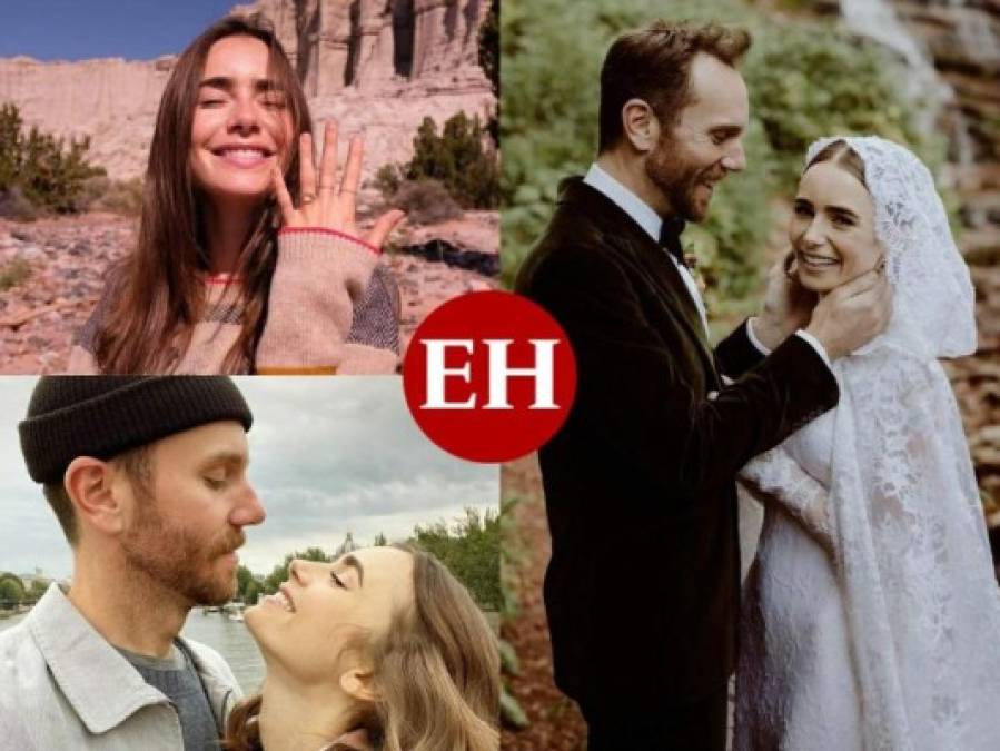 'Un cuento de hadas': Lily Collins comparte las primeras imágenes de su boda