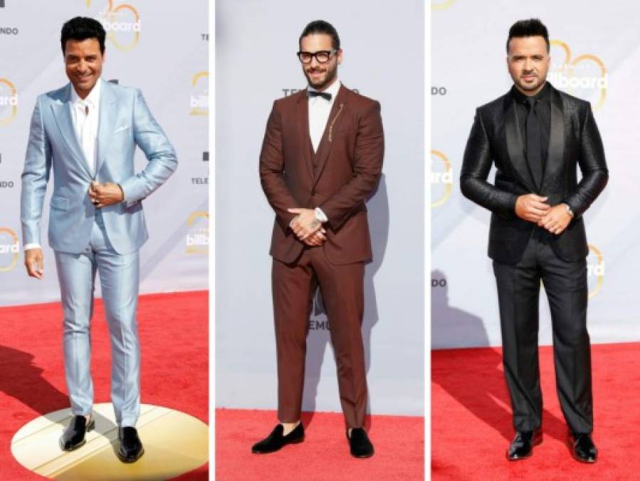 Así lucieron los famosos que asistieron a la alfombra roja de los Billboards 2018