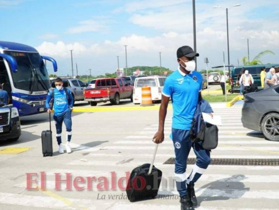 Motagua viajó este lunes a Canadá con la mira puesta en el Forge FC (Fotos)