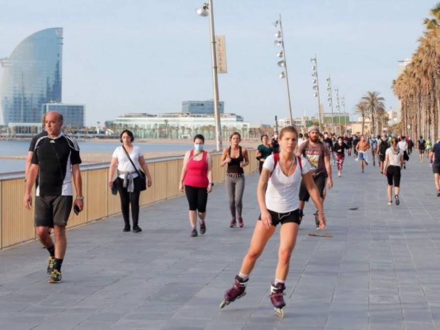 A tomar aire libre y hacer deportes; España flexibiliza confinamiento