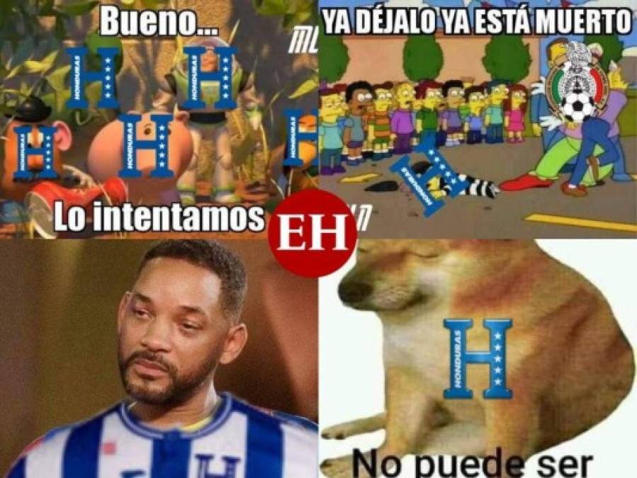 Memes no perdonan a Honduras tras eliminación ante México en la Copa Oro