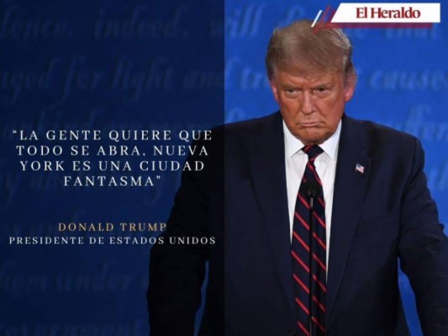 Las polémicas frases de Trump en el debate cara a cara con Biden