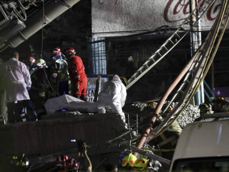 Impactante catástrofe en el metro de México en imágenes