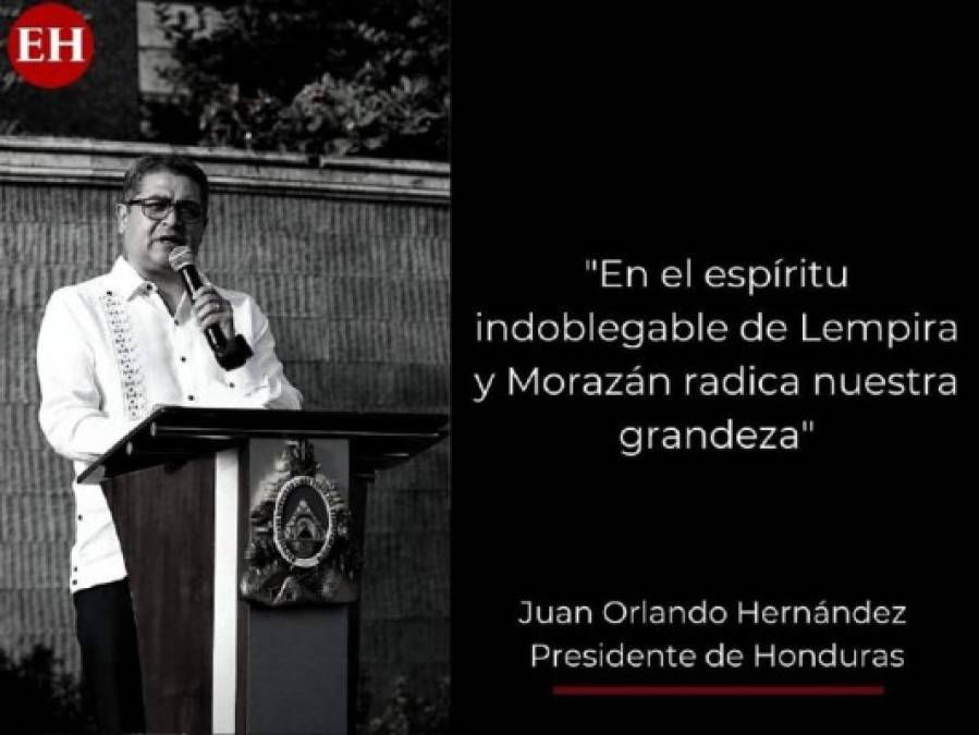 Las frases del presidente Hernández en el 199 aniversario de Independencia