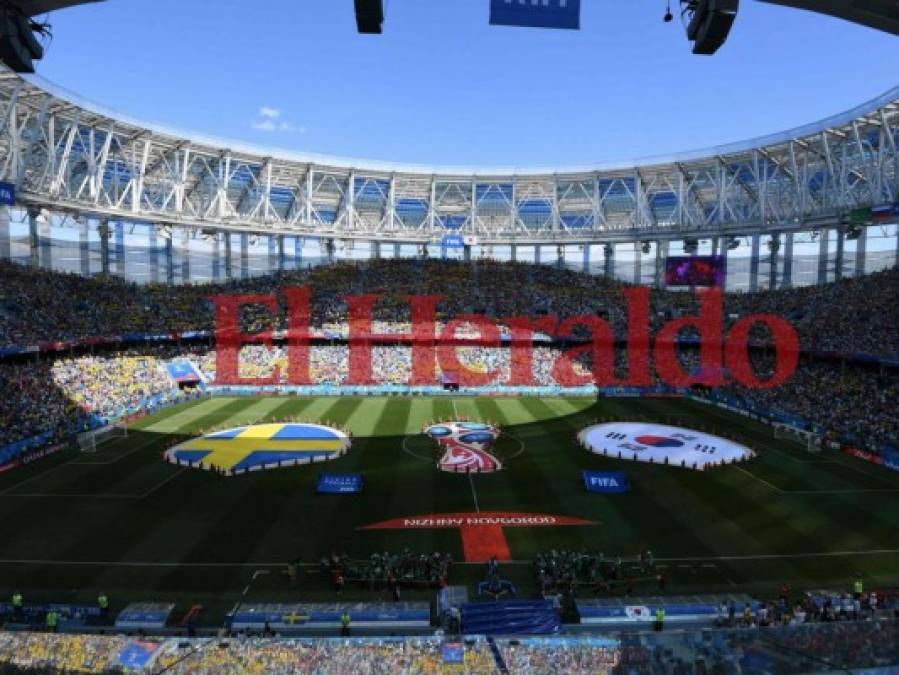 Fotos: Ambiente en el estadio Nizhny Nóvgorod para el Suecia vs Corea del Sur