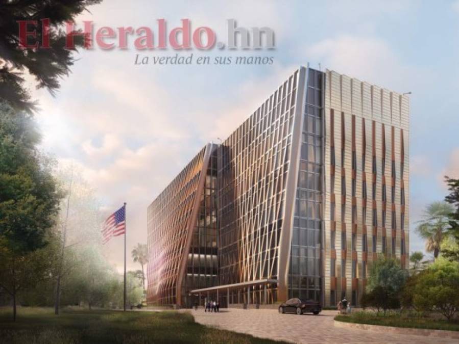 Así serán las distintas áreas de la nueva embajada de Estados Unidos en Honduras