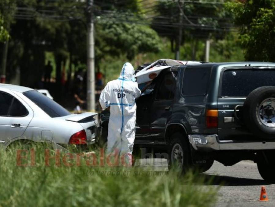 FOTOS: Escena donde asesinaron al exalcalde capitalino Roberto 'Pelón' Acosta