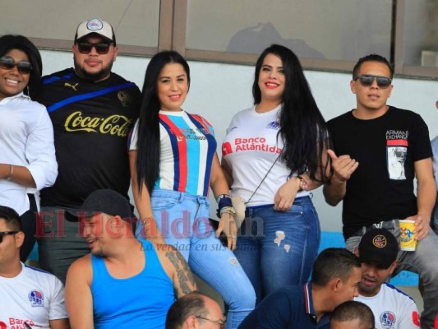 Hermosas hondureñas brillan en la final entre Motagua y Olimpia