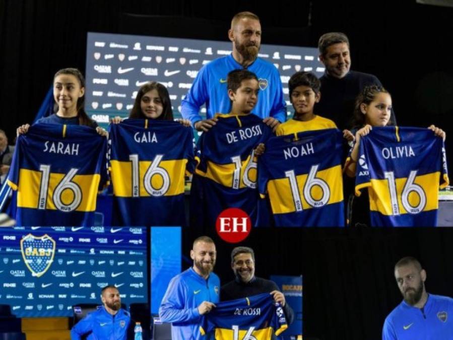 FOTOS: Así fue la presentación de Daniele De Rossi en el Boca Juniors de Argentina