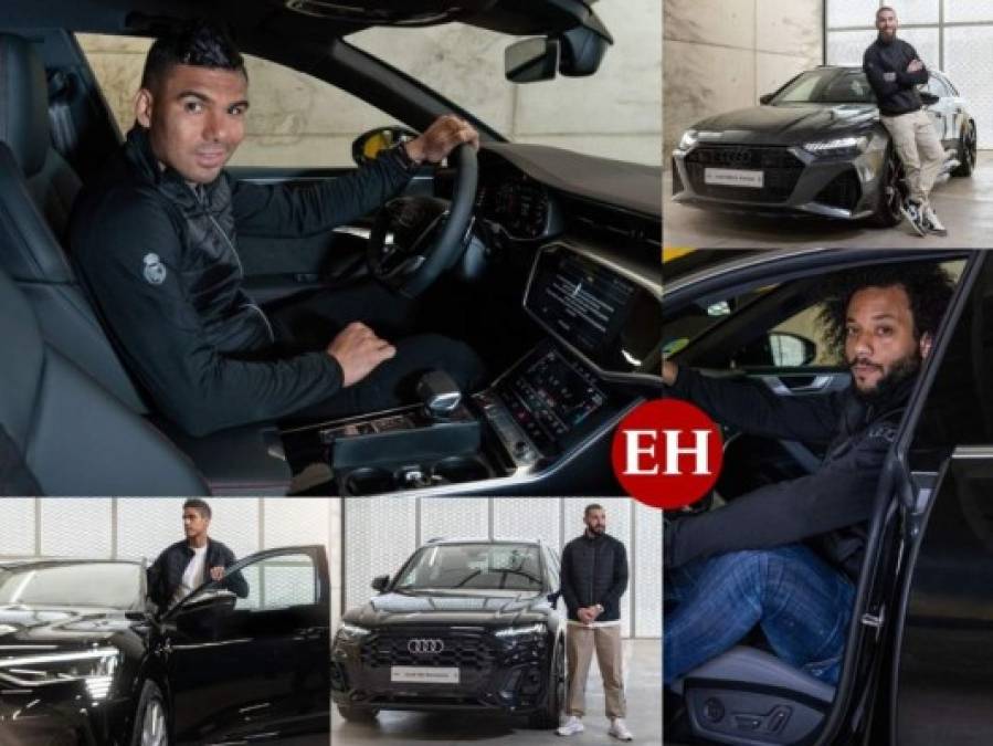 Estos son los carros Audi que estrenan los futbolistas del Real Madrid (FOTOS)
