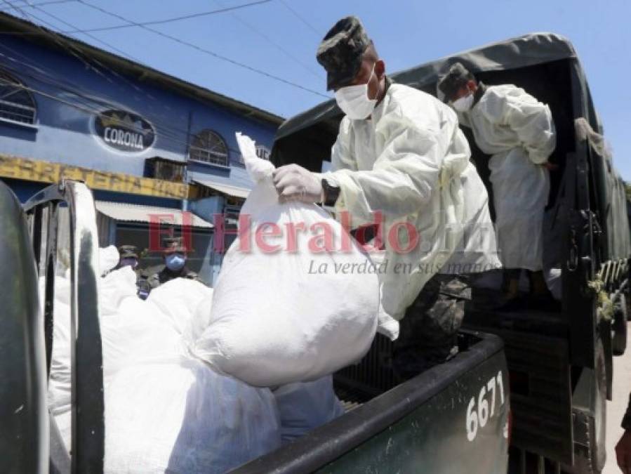 Más de 100 mil hondureños afectados por pandemia ya recibieron saco solidario