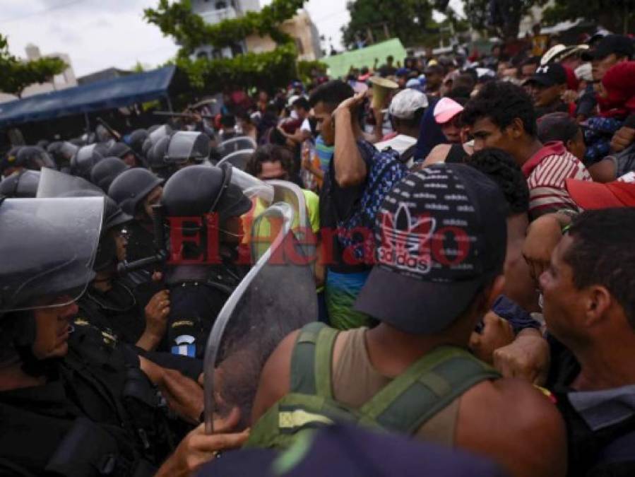 Las imágenes que no podemos olvidar de la caravana de migrantes hondureños en 2018