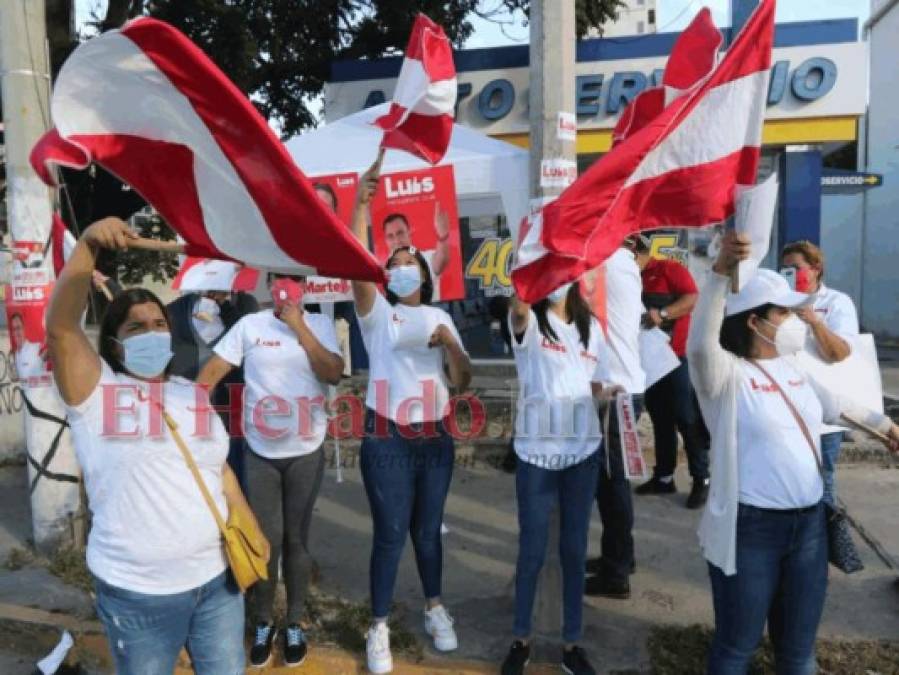 'Sin miedo al covid-19', Luis Zelaya inicia su campaña política (Fotos)