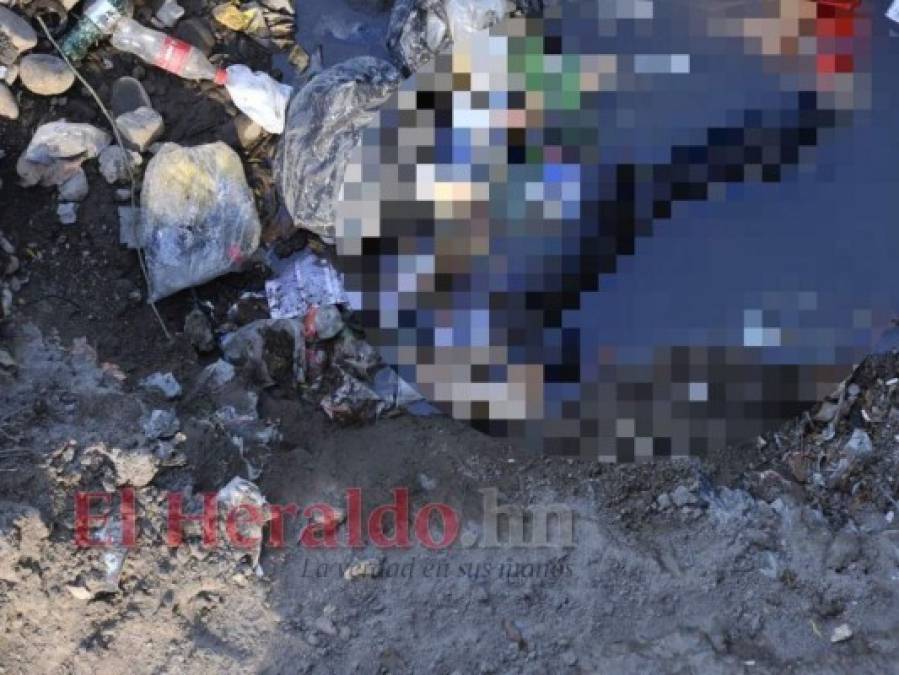 Entre maleza, una Biblia y basura hallan a un hombre muerto en la capital (FOTOS)