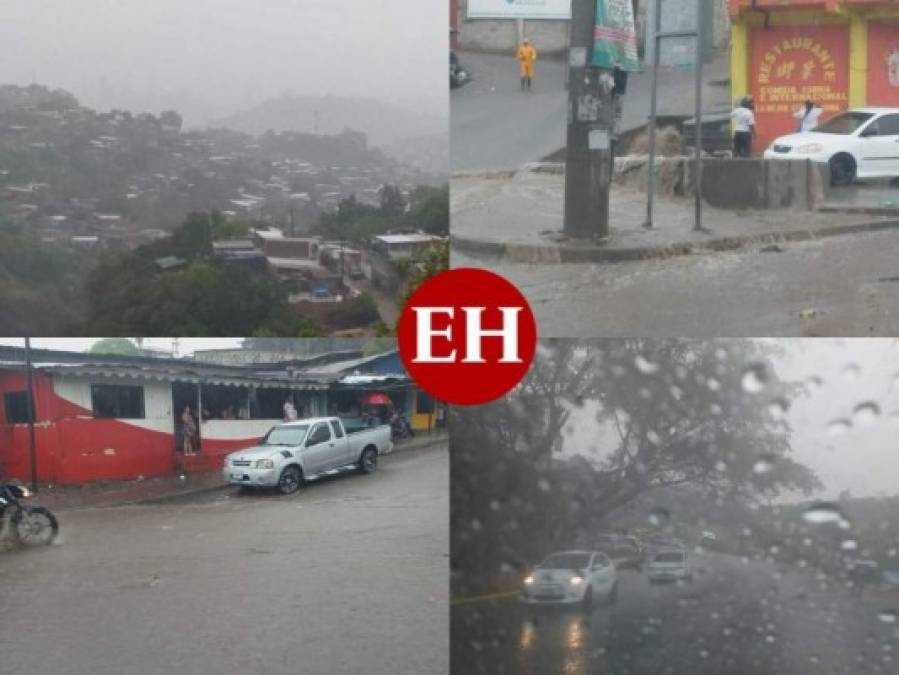 Fotos: Lluvias bañan por segundo día consecutivo la capital de Honduras