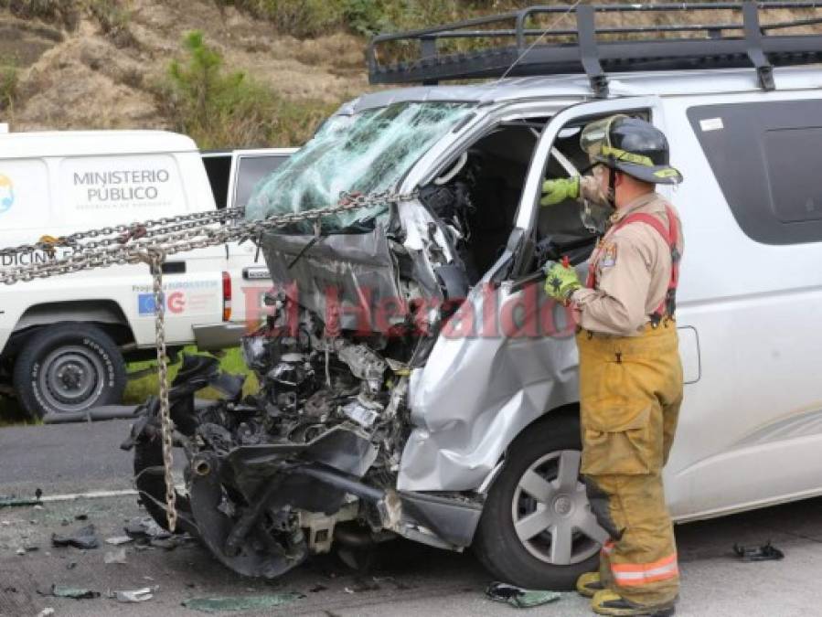 Las imágenes más impactantes del trágico accidente en carretera al norte