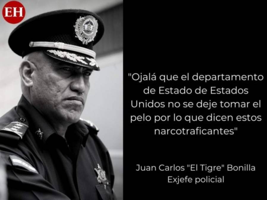 Las polémicas frases de 'El Tigre' Bonilla tras ser acusado por EEUU de narcotráfico