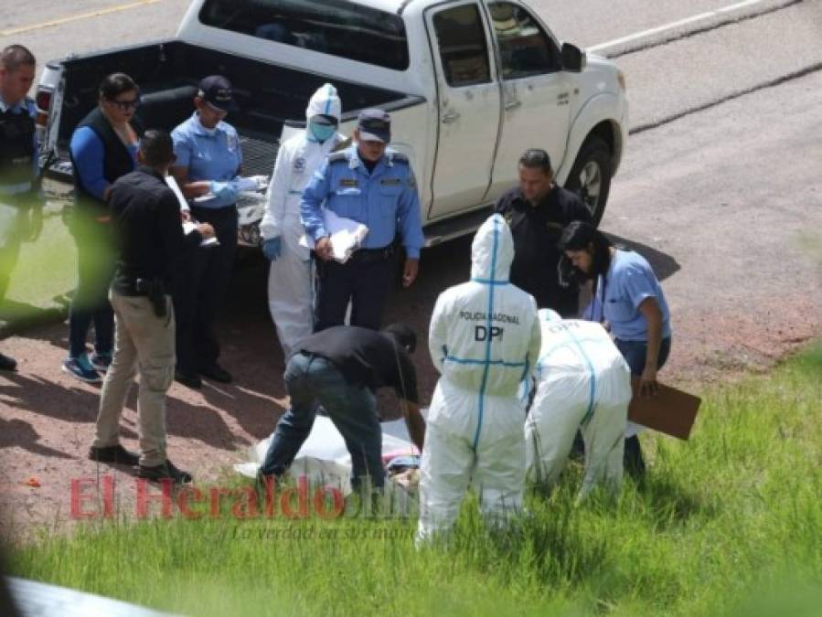 FOTOS: Escena donde asesinaron a mujer de Lucio Rivera, un exjefe criminal