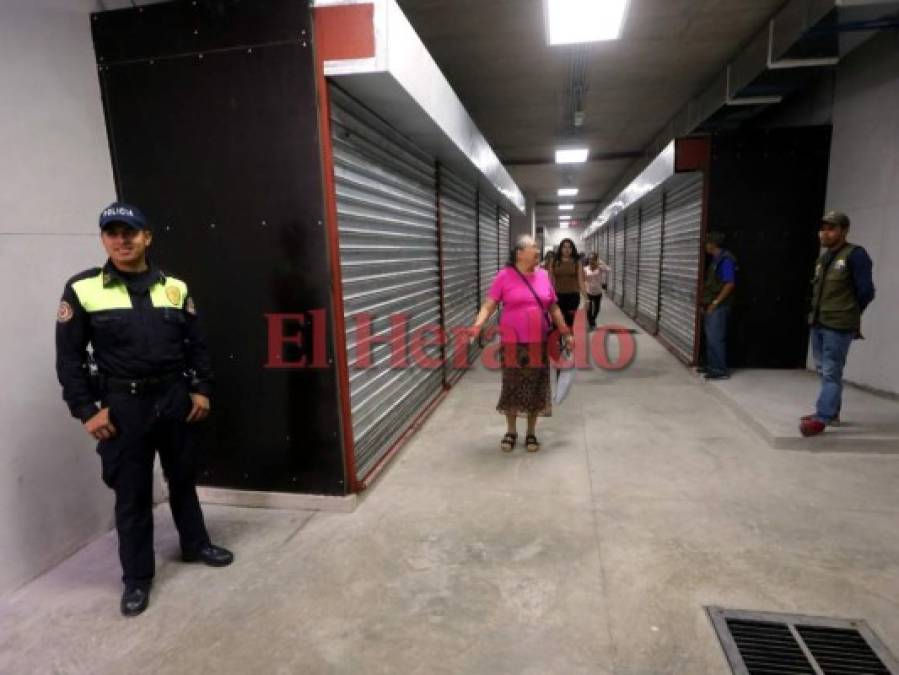 Imágenes del primer túnel peatonal en la capital de Honduras