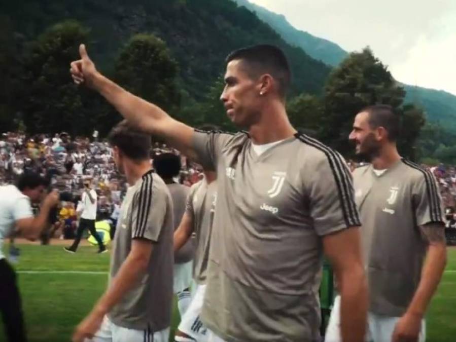 Locura en el debut de Cristiano Ronaldo con la Juventus de Italia