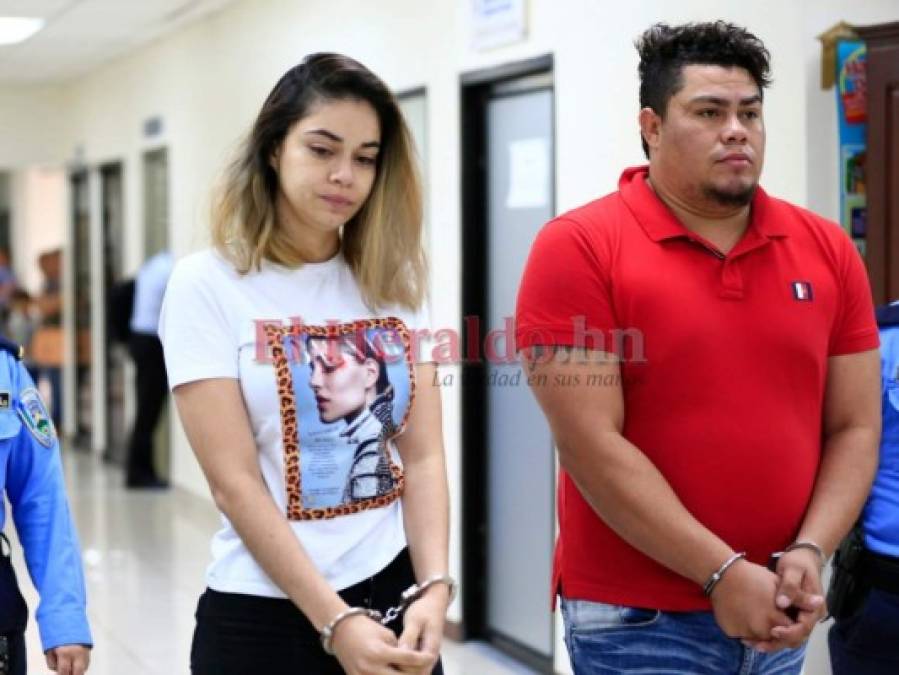 FOTOS: Así fue la llegada de la ex Miss Honduras a los tribunales de SPS