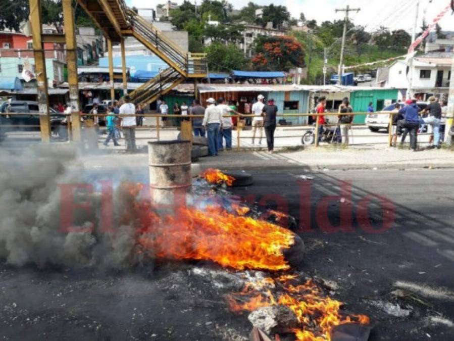 Simpatizantes de Nasralla continúan caos durante manifestaciones