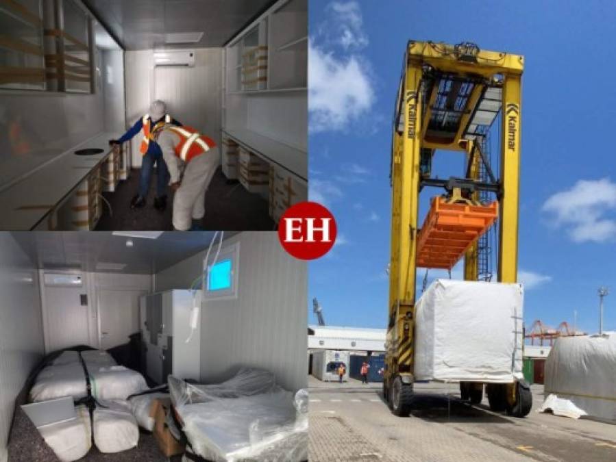 FOTOS: Así avanza la inspección de los 78 contenedores con hospitales móviles