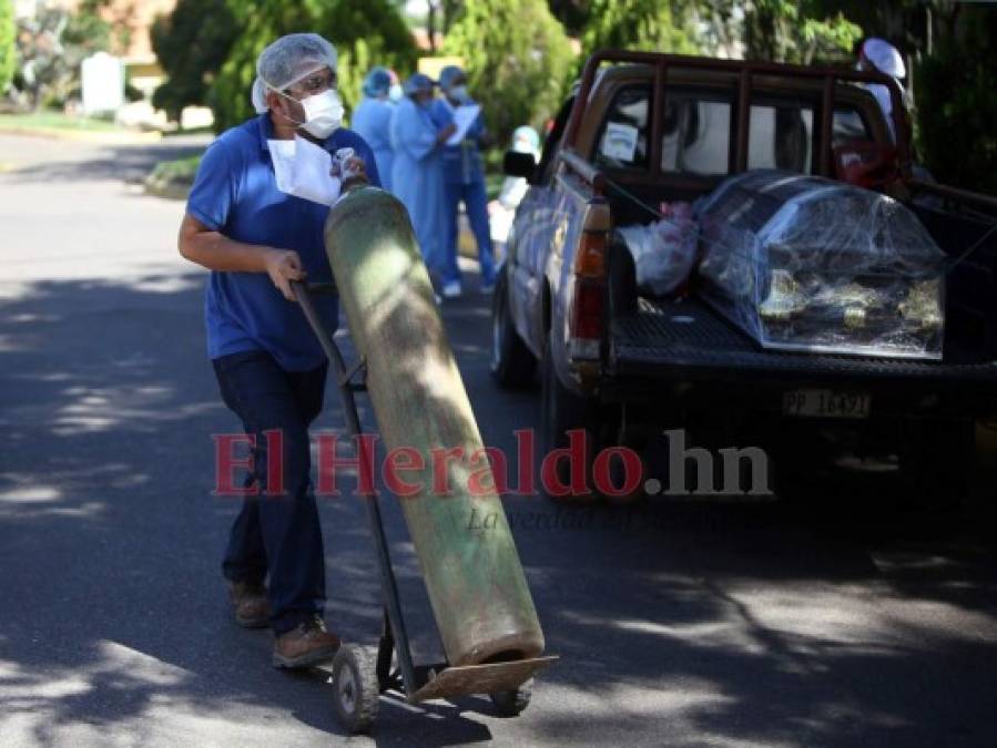 Las 15 imágenes del doloroso e inesperado adiós por el covid-19 en Honduras