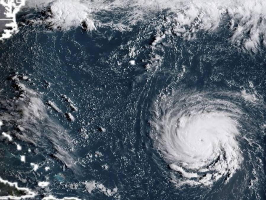 FOTOS: Impresionantes imágenes del huracán Florence desde el espacio