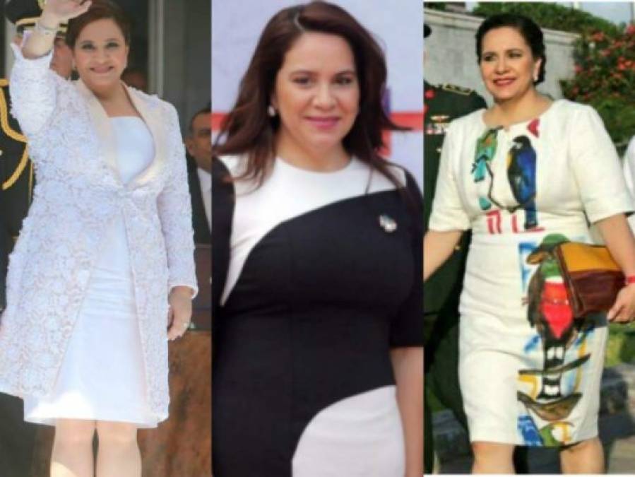 La imagen y los vestidos de Ana García Hernández, la primera dama de Honduras