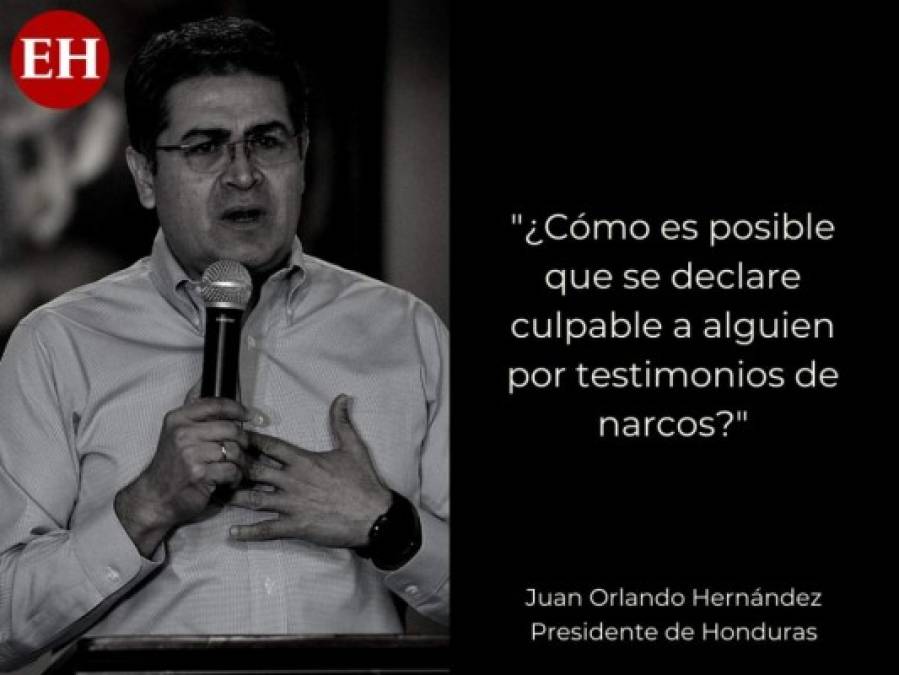 FRASES: Juan Orlando defiende a su hermano Tony, declarado culpable en NY