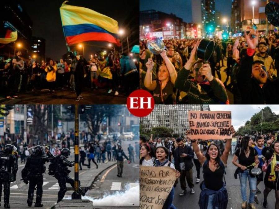 FOTOS: Impactantes imágenes de las tensas protestas en Colombia