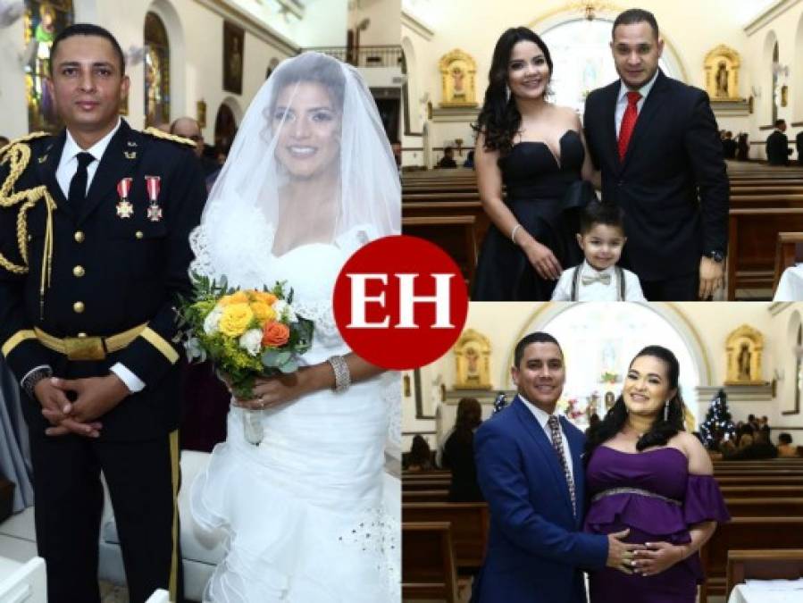 FOTOS: Feliz y radiante, así lució Saraí Espinal en su boda con el teniente Coello