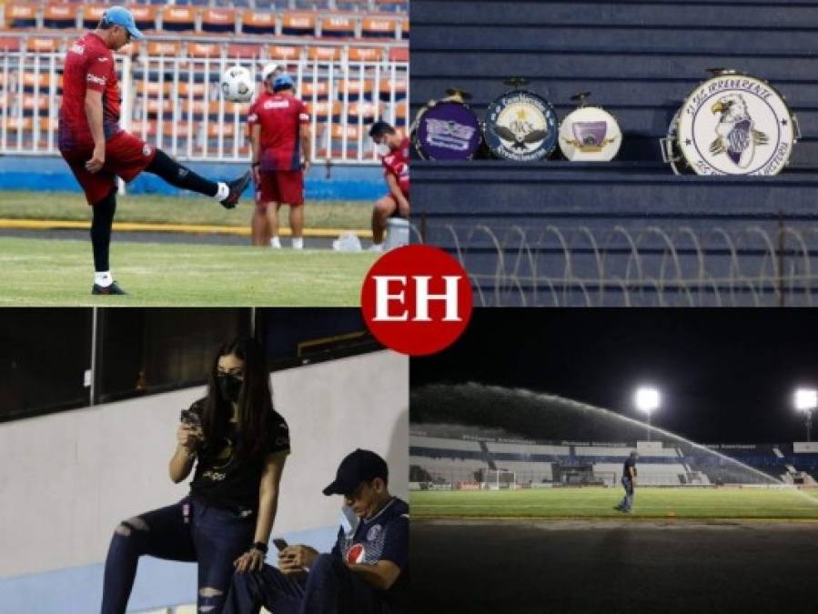 Lo que no se vio de la victoria de Motagua sobre el Universitario en el Estadio Nacional (Fotos)