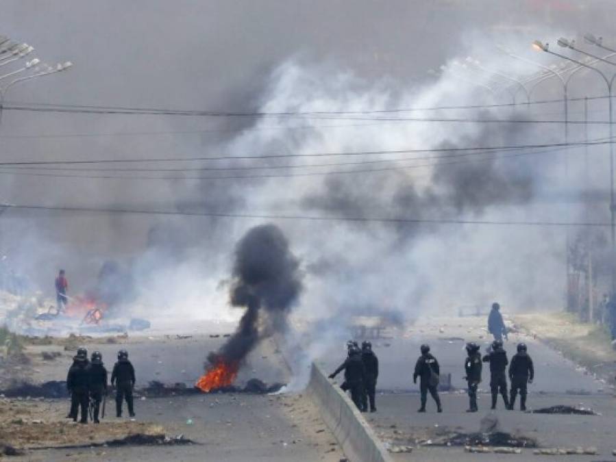 FOTOS: Los 10 momentos que marcaron las protestas de este martes en Bolivia