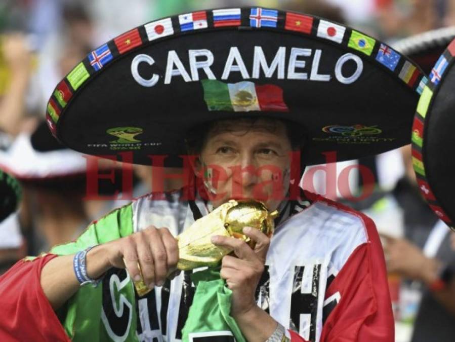 El ambientazo que viven los aficionados en el encuentro entre Alemania vs México