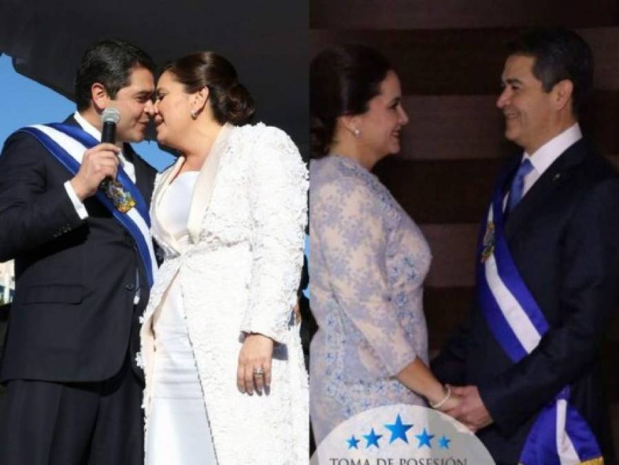 El antes y después de las tomas de posesión de Juan Orlando Hernández
