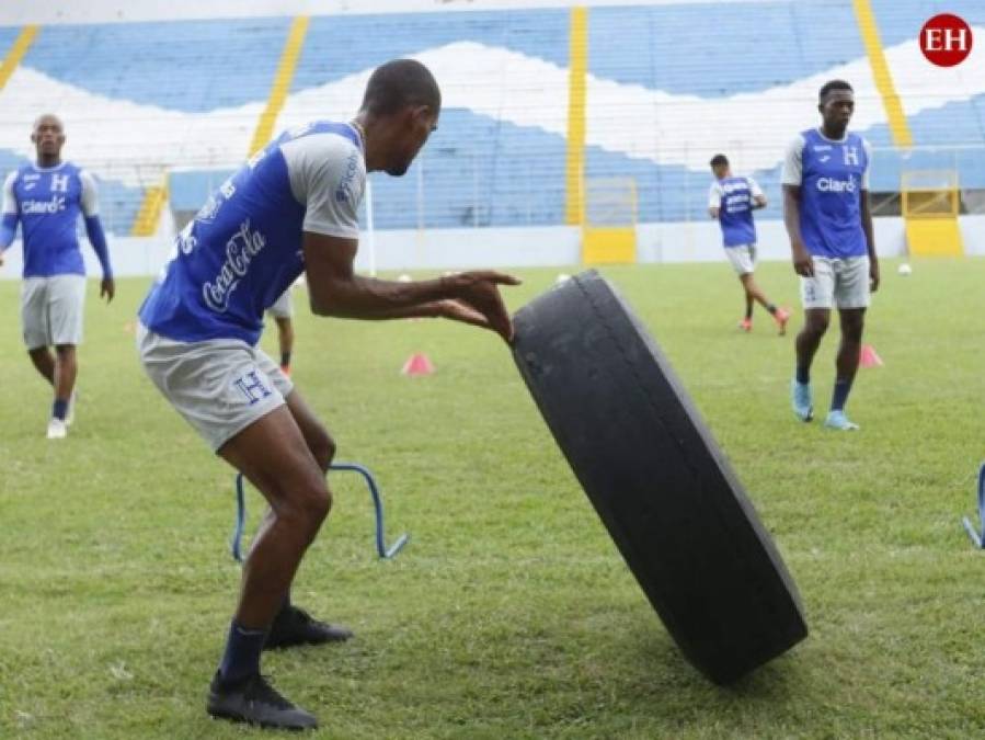 Las imágenes del entreno de la Selección de Honduras en el Morazán