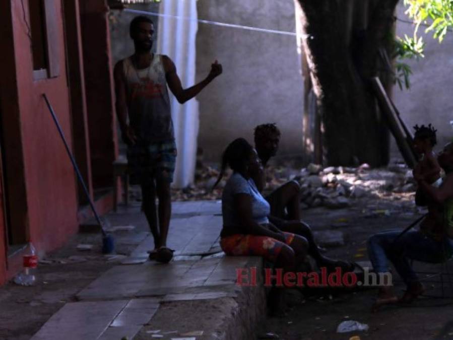 FOTOS: De huir de la convulsión en Haití a caer en el infierno en Honduras