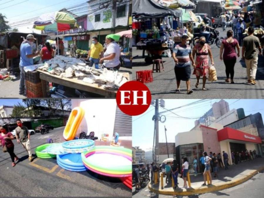 FOTOS: Viernes Santo con mercados y bancos abarrotados en la capital