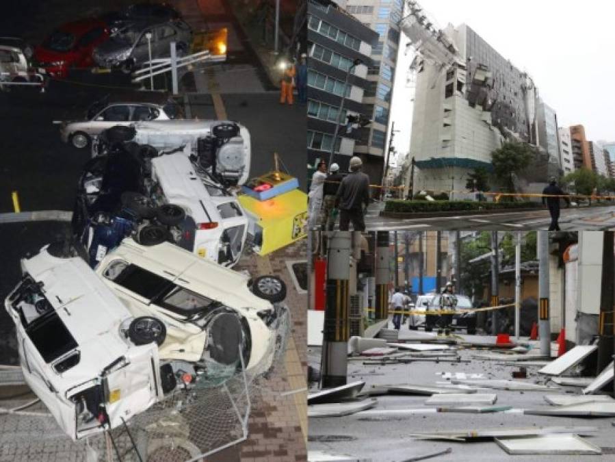 Tifón Jebi: Las imágenes más impactantes tras su paso en Japón