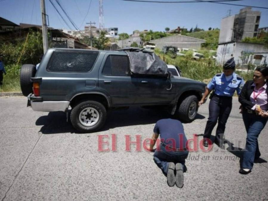 FOTOS: Escena donde asesinaron al exalcalde capitalino Roberto 'Pelón' Acosta