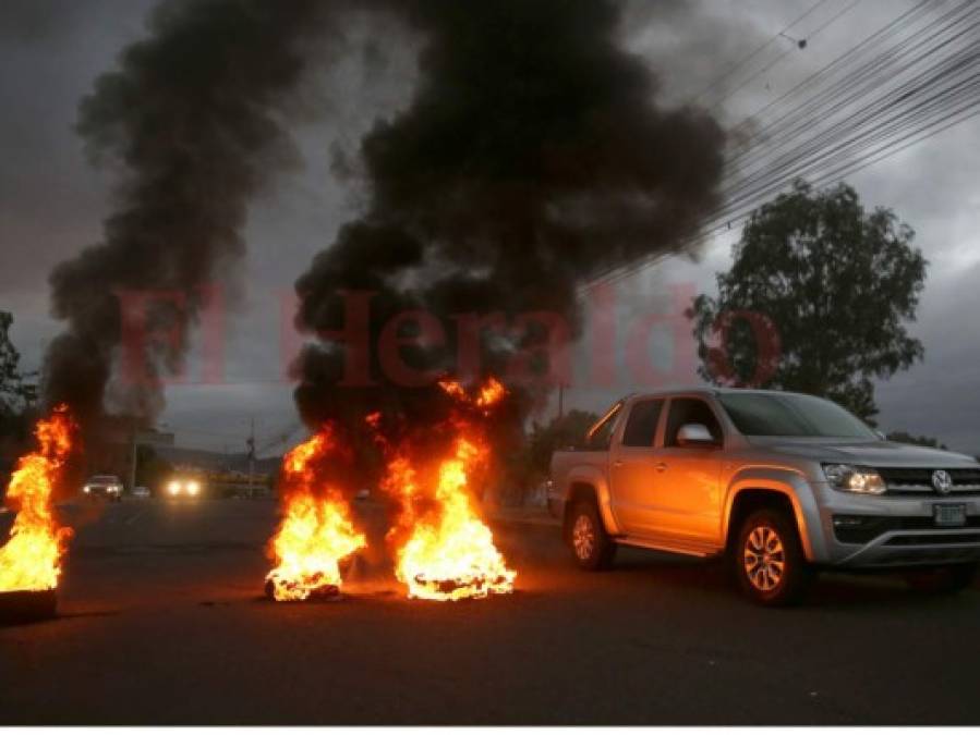 Las imágenes más impactantes que dejó la protestas de este viernes en Honduras