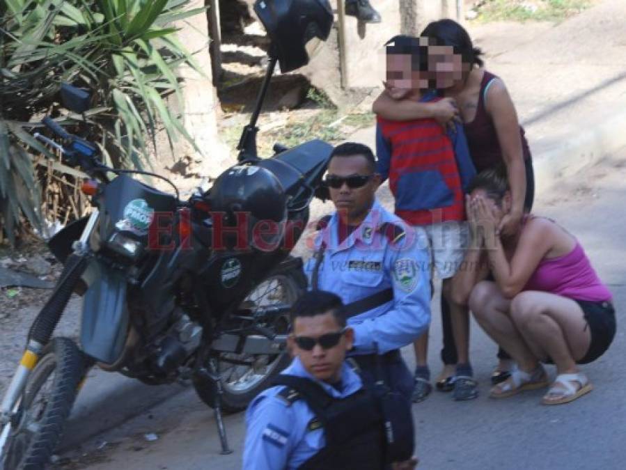 Dramáticas fotos del tiroteo que dejó dos muertos en bus rapidito