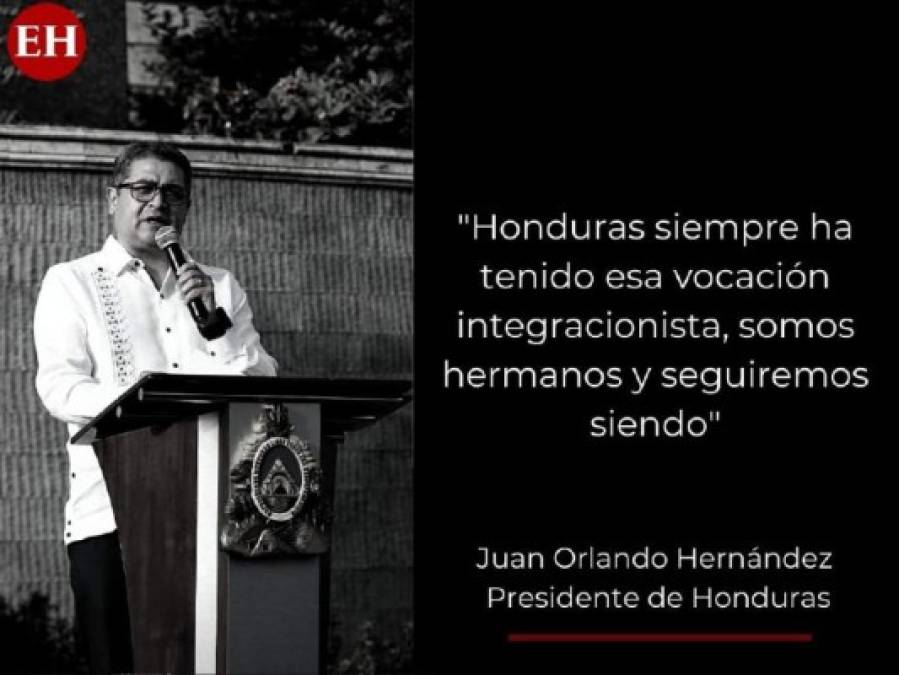 Las frases del presidente Hernández en el 199 aniversario de Independencia