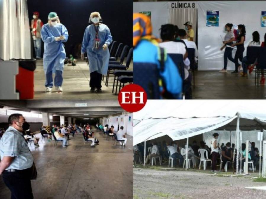 Siete meses de pandemia y los centros de triaje siguen llenos (Fotos)