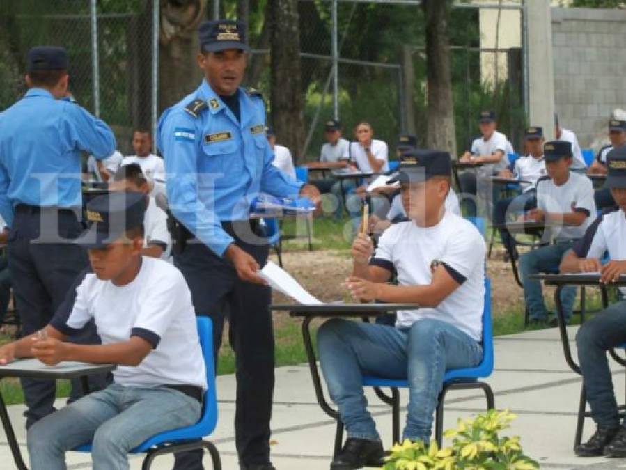 Así es el día a día de los futuros policías de Honduras  