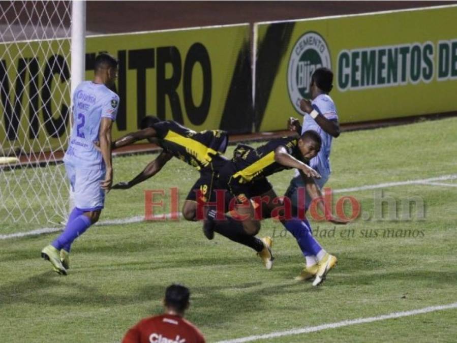 Euforia azul y desilusión aurinegra: las imágenes que dejó la clasificación del Motagua a la final