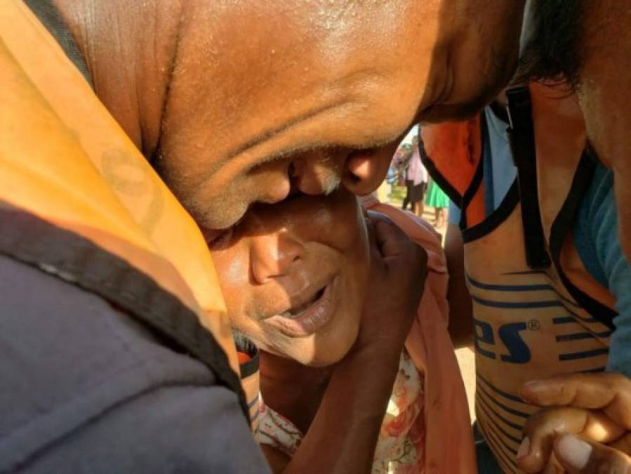 FOTOS: El rostro de los sobrevivientes del naufragio en La Mosquitia y el emotivo reencuentro con familiares